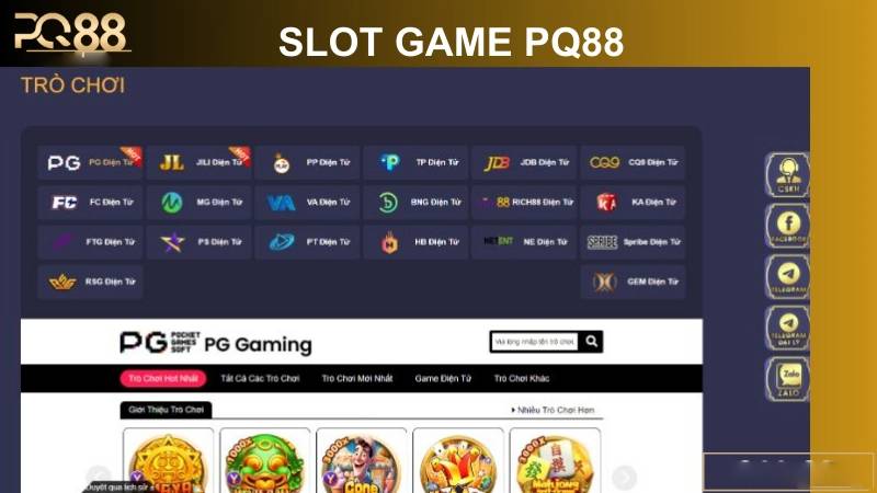 Sảnh slot game PQ88