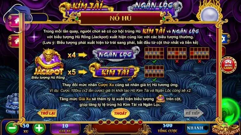 Nổ hũ Kho Tàng Ngũ Long PQ88: 243 cách thắng thú vị 4 Hũ Rồng trong slot game